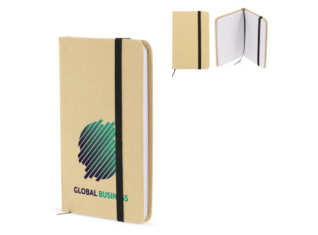 Papp-Notizbuch runde Ecken A5 Werbeartikel