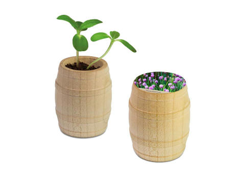 Product image Pflanz-Fässchen mit Samen - Petersilie Werbeartikel