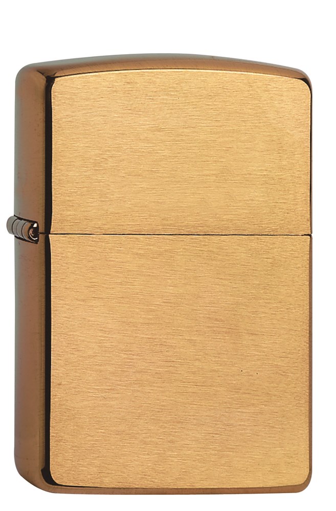Zippo ARMOR® BRUSHED BRASS bedrucken