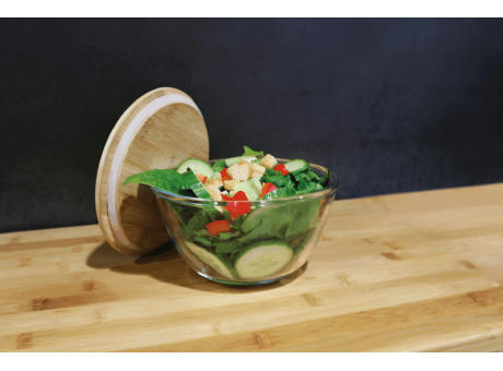 FRESH LUNCH - Glasschüssel Werbeartikel