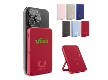 2PBM5000| Fresh 'n Rebel Kompatibel mit MagSafe MagSafe Powerbank Kabellose 5000mAh Werbeartikel