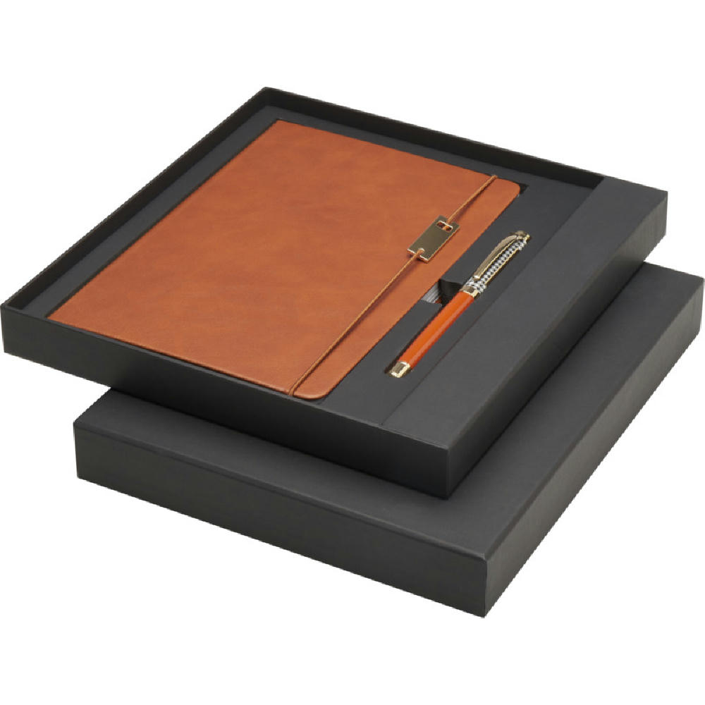 Product image Legato A5 Notizbuch und Tintenroller Set (blaue Mine) Werbeartikel