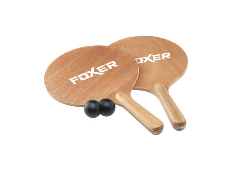 Playa Wood BeachTennis Strandspiel Werbeartikel