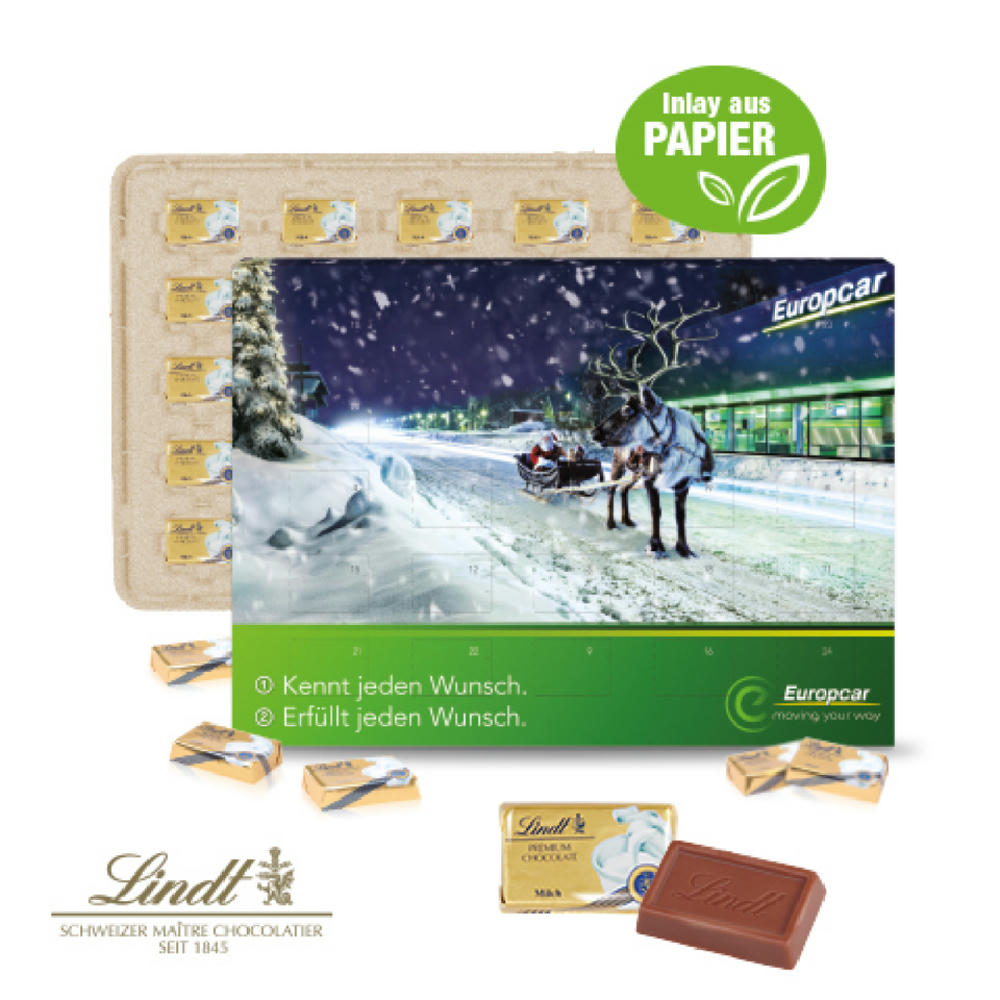 Product image Wand-Adventskalender Lindt "Select Edition", Inlay aus Papier Werbeartikel