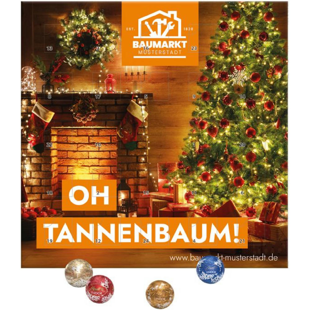 Minikugel Adventskalender Werbeartikel