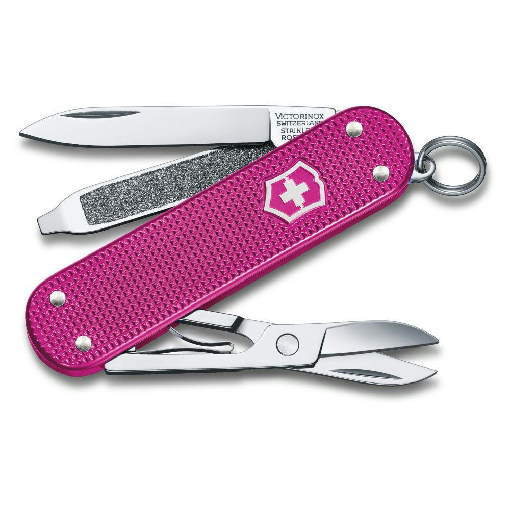 Product image Victorinox Classic SD Colors Transparent Flamingo Party pinkes Werbegeschenk