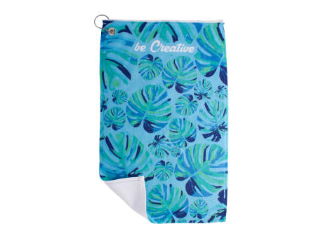 Sublimations-Golfhandtuch Birdie Werbeartikel