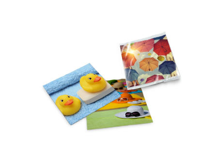 Product image Brillenputztuch - Mikrofasertuch 15 x 15 cm, im Polybeutel Werbeartikel