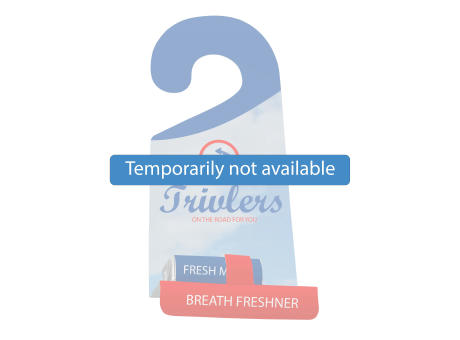 Spiegel Anhänger mit 1 Pfefferminzriegel Werbeartikel