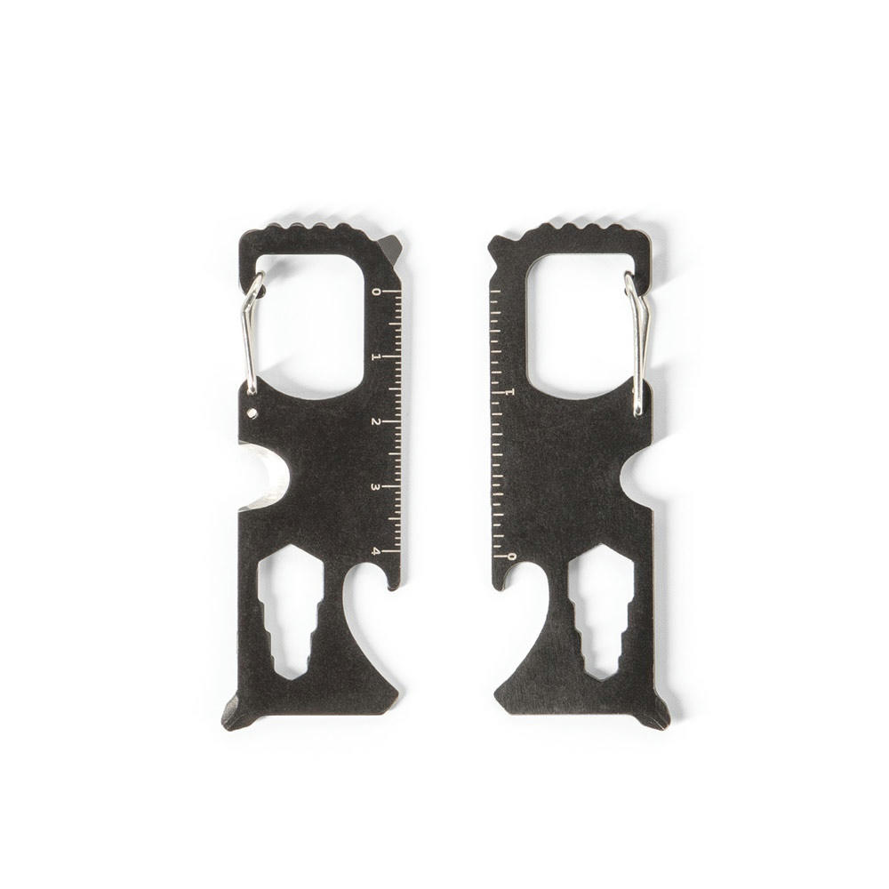 Product image SCREWY. Multifunktionskarte aus Edelstahl mit 8 Funktionen Werbeartikel