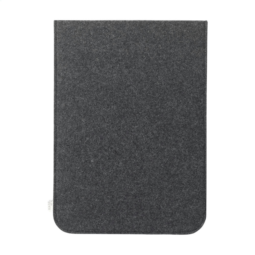 Recycled Felt & Apple Leather Laptop Sleeve 16" Werbeartikel