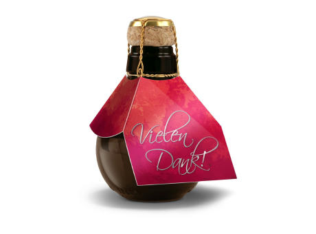 Kleinste Sektflasche der Welt! Vielen Dank - Ohne Geschenkkarton, 125 ml Werbeartikel