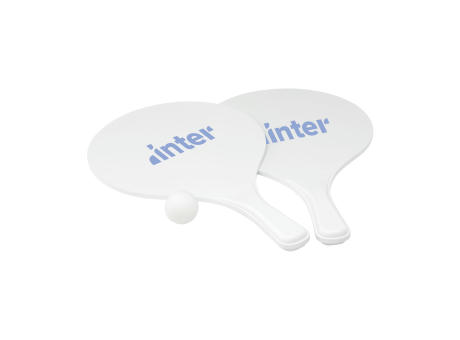 BeachTennis Strandspiel Werbeartikel