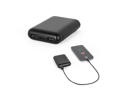 LEAKEY 8. Powerbank 8'000 mAh in recyceltem ABS (100% rABS) bedrucken