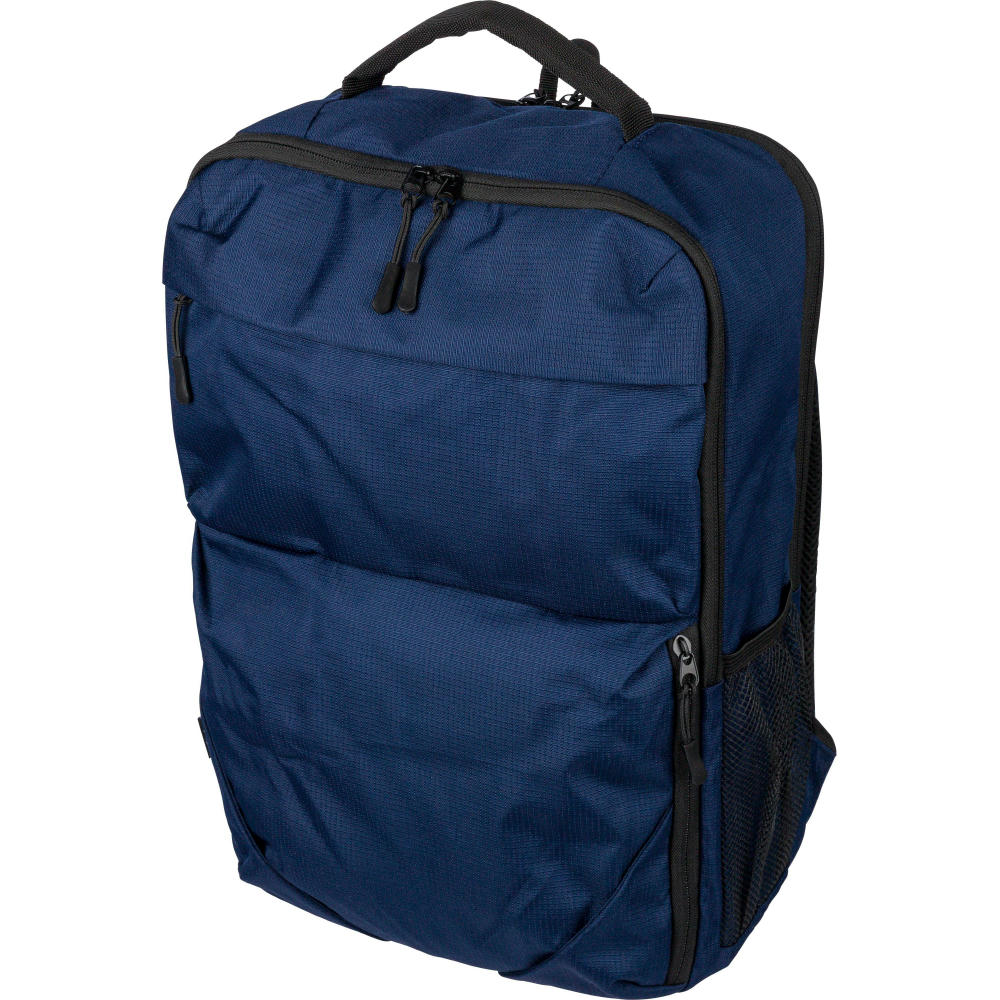 rPET (300D) Polyester Ocean Bound Rucksack Tova Werbeartikel