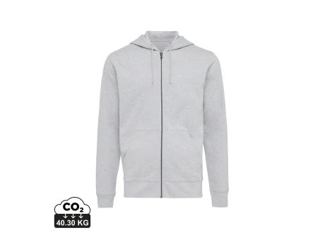 IQONIQ Abisko Zip-Kapuzenpullover aus recycelter Baumwolle Werbeartikel