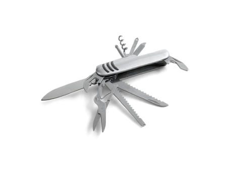 KAPRUN. Multifunktions-Taschenmesser aus Edelstahl und Metall Werbeartikel