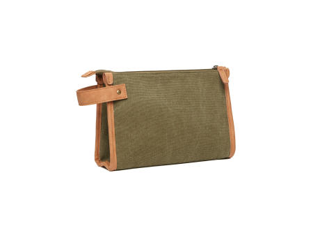 VINGA Bosler Kulturbeutel aus GRS recyceltem Canvas Werbeartikel