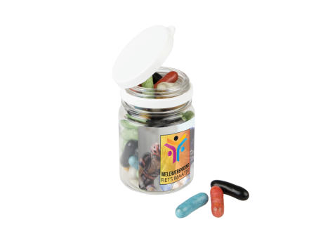 Product image Kunststoffdose mit Süßigkeiten Werbeartikel