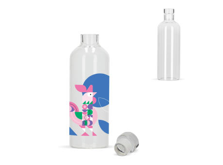 Trinkflasche aus Glas 750 ml bedrucken