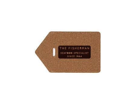 Eco Luggage Tag Cork Werbeartikel