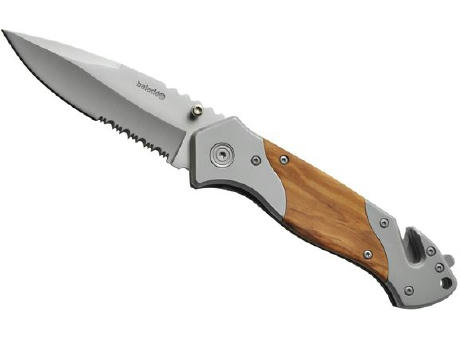 Product image Rettungsmesser 'Rescue', Olivenholz Werbeartikel