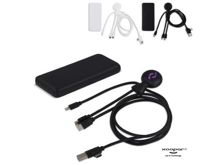 3199 | Xoopar Mr. Bio Powerbank and Cable pack 7000mAh bedrucken