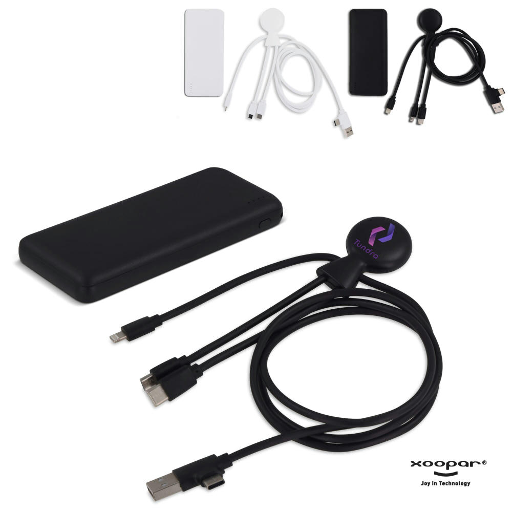 Product image 3199 | Xoopar Mr. Bio Powerbank and Cable pack 7000mAh Werbeartikel