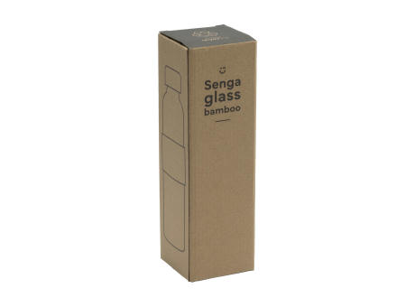 Product image Senga Glass Bamboo 500 ml Trinkflasche bedrucken