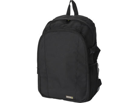 Rucksack aus 600D Polyester mit integriertem RFID Schutz Marley Werbeartikel