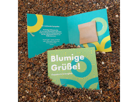 Product image Samen Klappkarte Square – Suri Werbeartikel