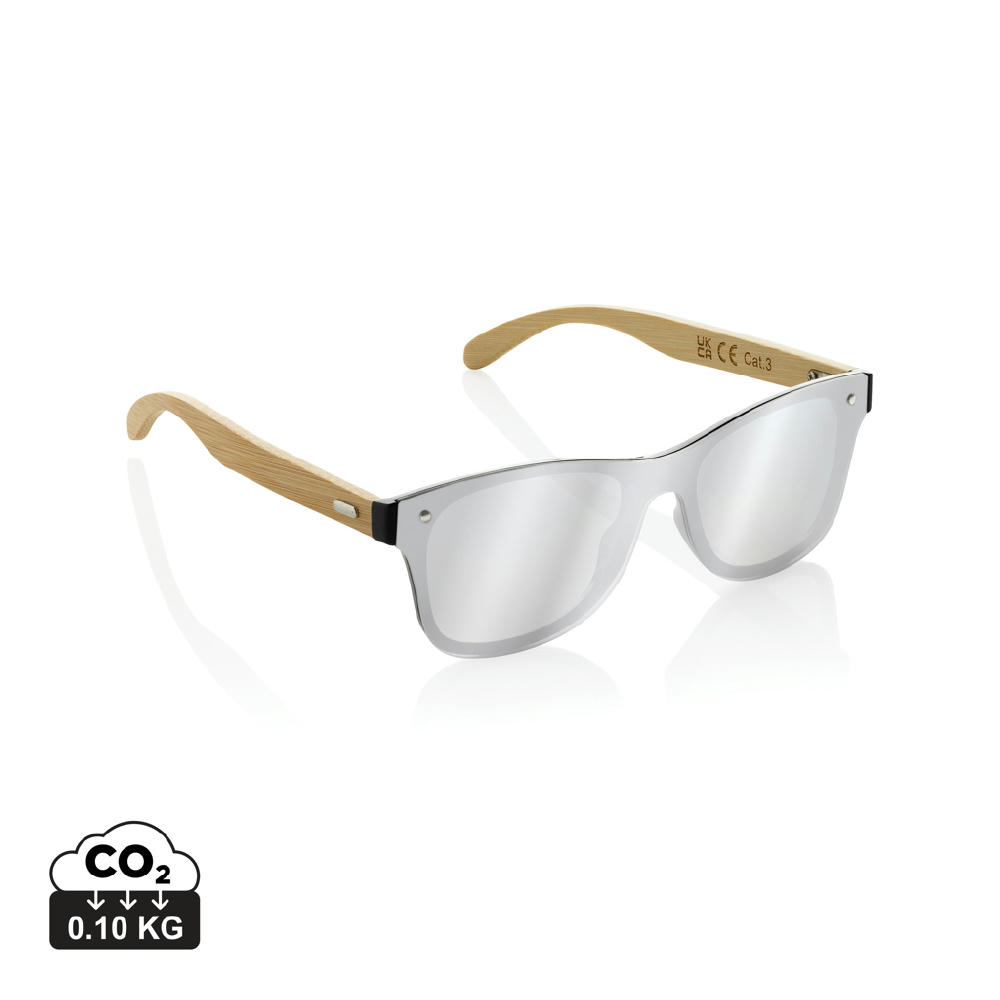 Product image Prism Sonnenbrille aus RCS rec. Kunststoff mit Bambusbügeln Werbeartikel