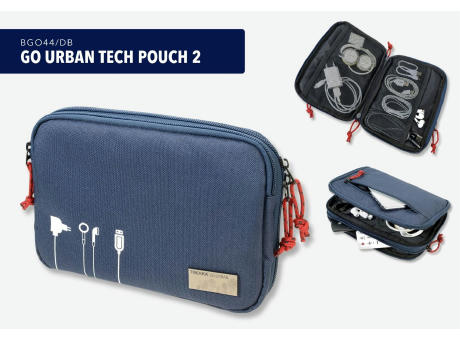 TROIKA Kabeltasche GO URBAN TECH POUCH 2 Werbeartikel