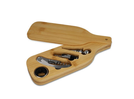 Product image Weinset in Bambuskiste bedrucken