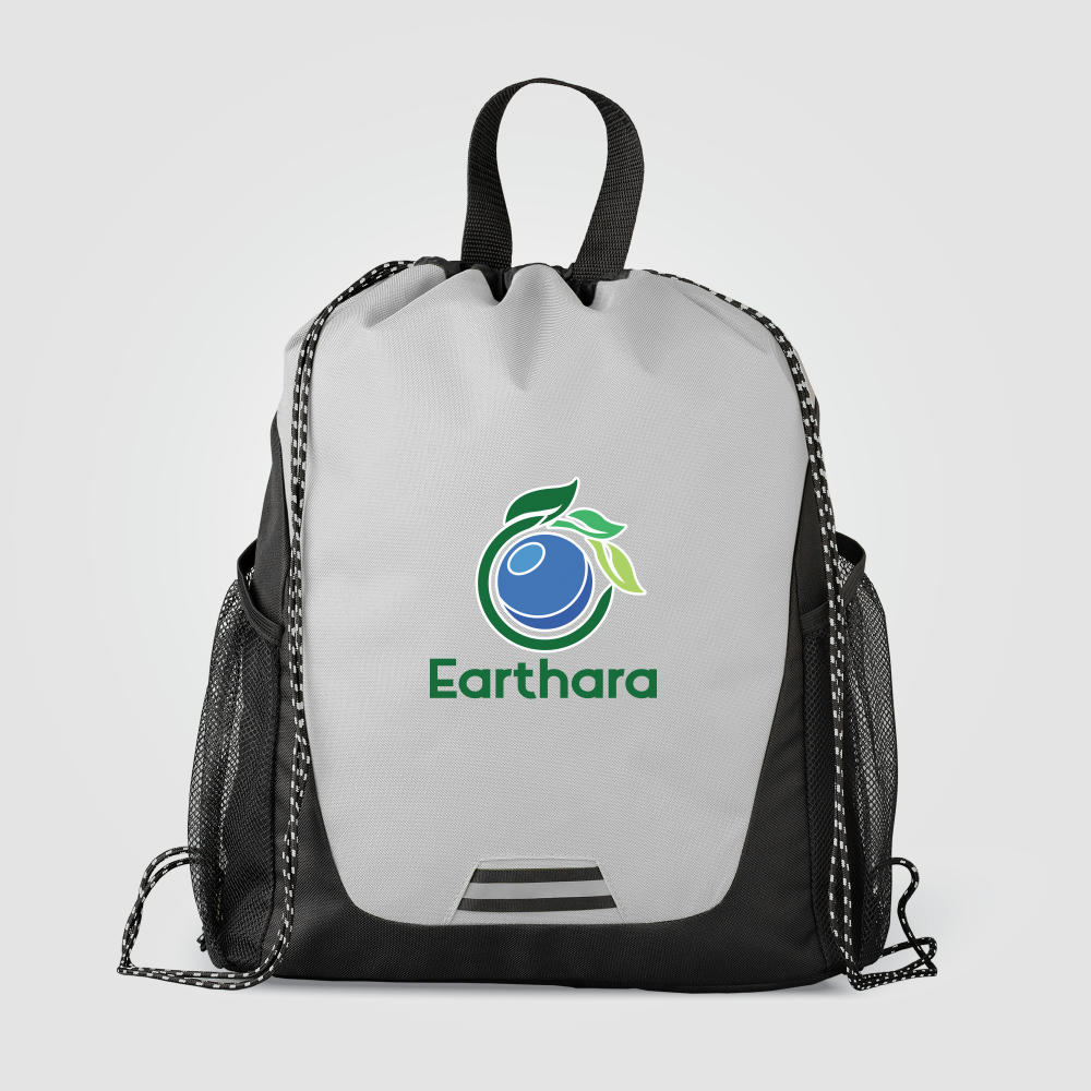 Jotun Rucksack aus recyceltem Polyester mit Seitentaschen und Kordelzug - 10 L Werbeartikel