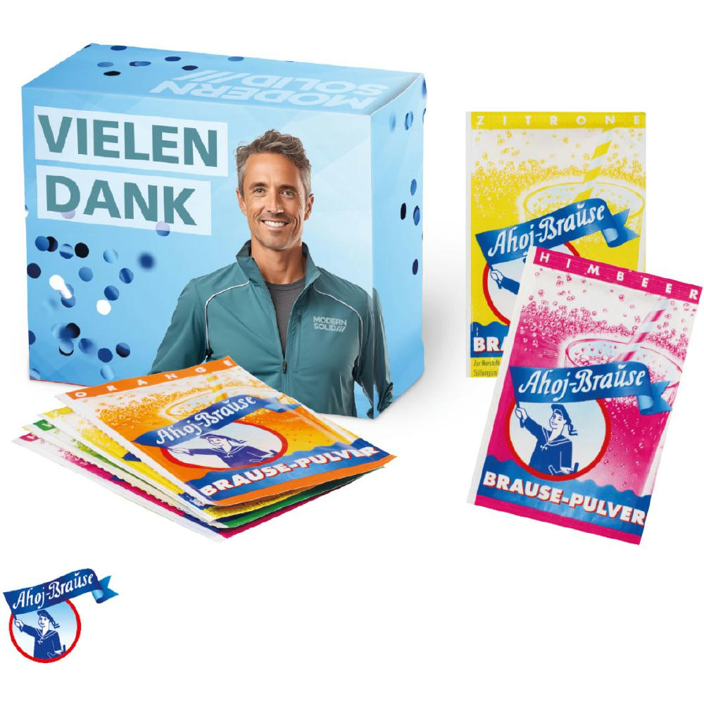 Product image WERBEBOX MIT Ahoj BRAUSE PULVER Werbeartikel