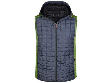 Product image Men's Knitted Hybrid Vest - Weste im stylischen Materialmix Werbeartikel