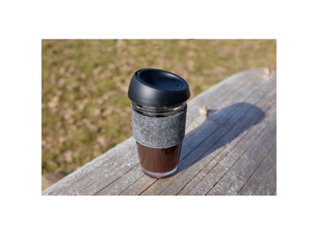 Product image Glaskaffeebecher "Cristallo", large bedrucken