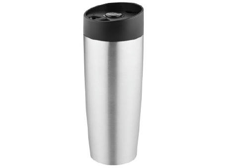 Product image Metmaxx® Thermobecher "CremaExtensaMetallica" silber bedrucken
