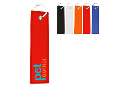 Kofferanhänger mit Schlüsselring bedrucken