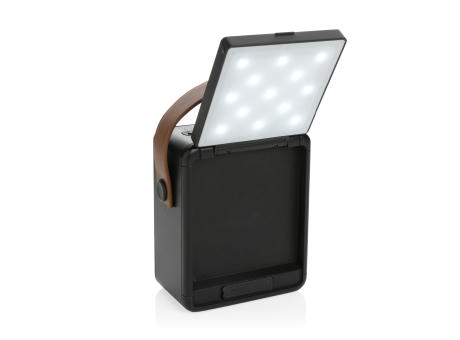 Skywave 12W Solar-Lautsprecher aus RCS recyceltem Kunststoff Werbeartikel