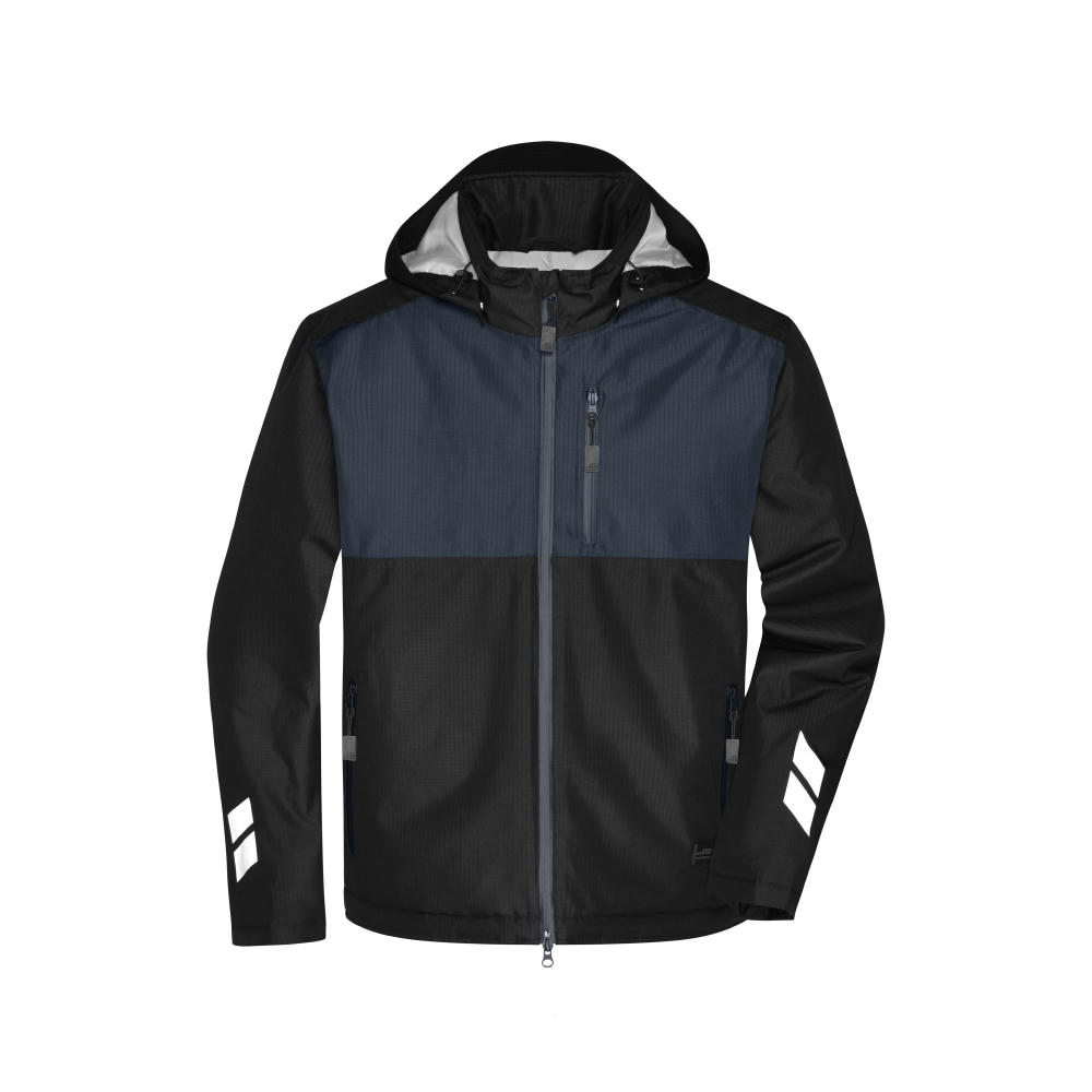 Product image Padded Hardshell Workwear Jacket - Professionelle, wattierte, wind- und wasserdichte, atmungsaktive Arbeitsjacke für extreme Wetterbedingungen Werbeartikel