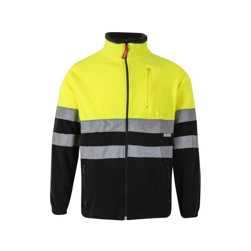VL EROS. Zweifarbige Fleecejacke (280g/m²), aus Polyester (100%) Werbeartikel