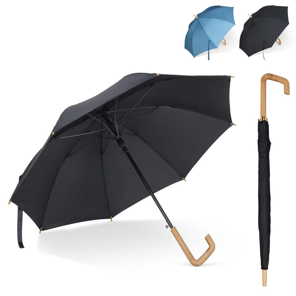 Product image 23” Regenschirm aus R-PET-Material mit Automatiköffnung Werbeartikel