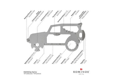 ROMINOX® Key Tool // SUV - 19 features (Auto) Werbeartikel