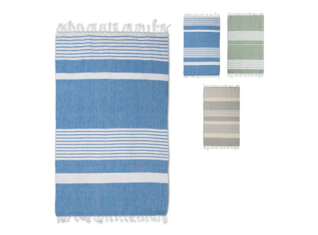 Sagaform Ella Hamam-Handtuch Bio-Baumwolle 90x170cm bedrucken