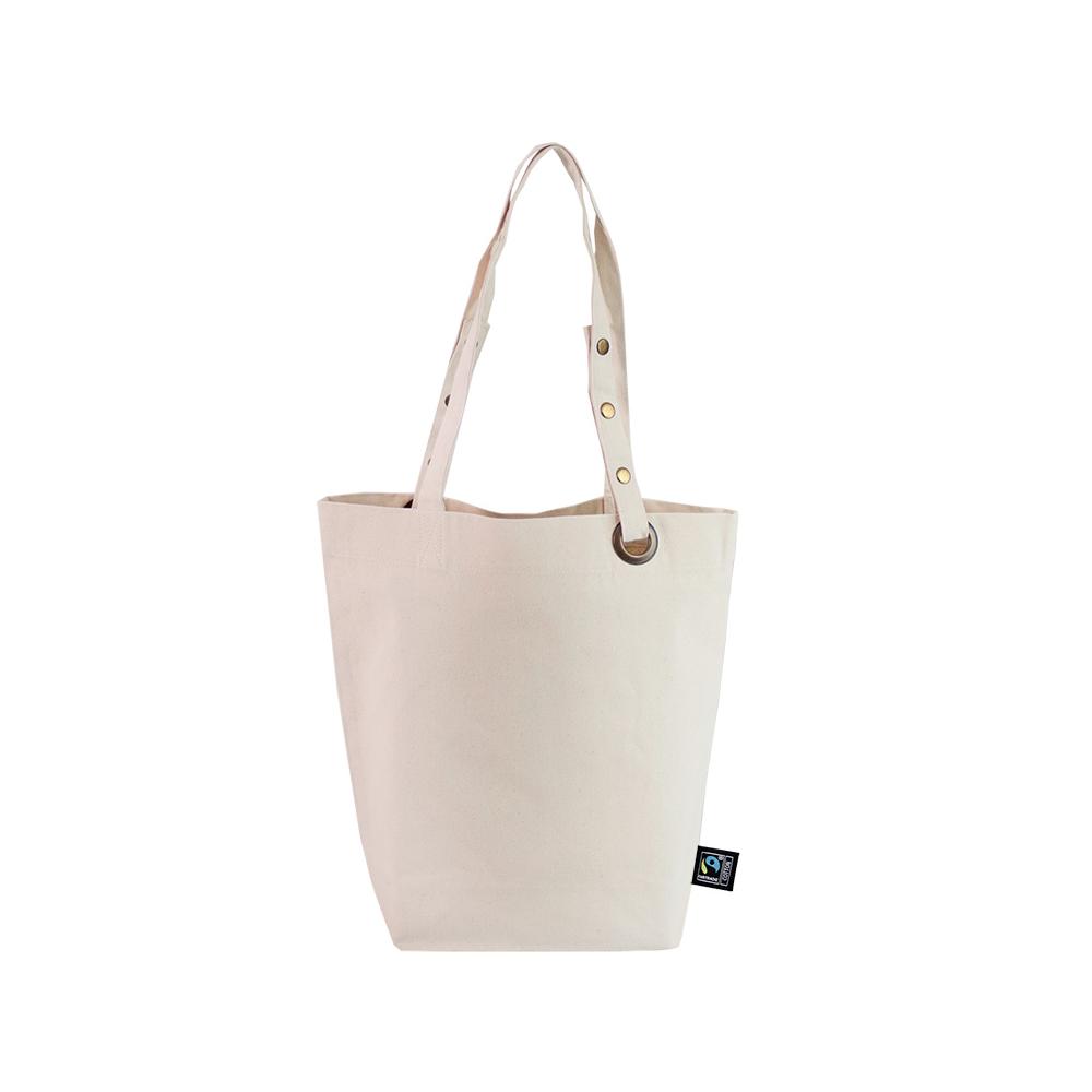 Product image Fairtrade Canvas Baumwolltasche Mats mit verstellbaren Henkeln Werbeartikel
