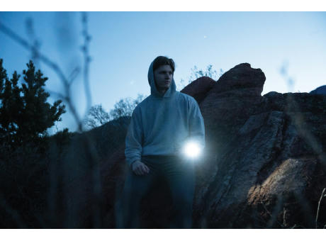 Lucid 5W Taschenlampe aus RCS recyceltem Kunststoff & Bambus Werbeartikel