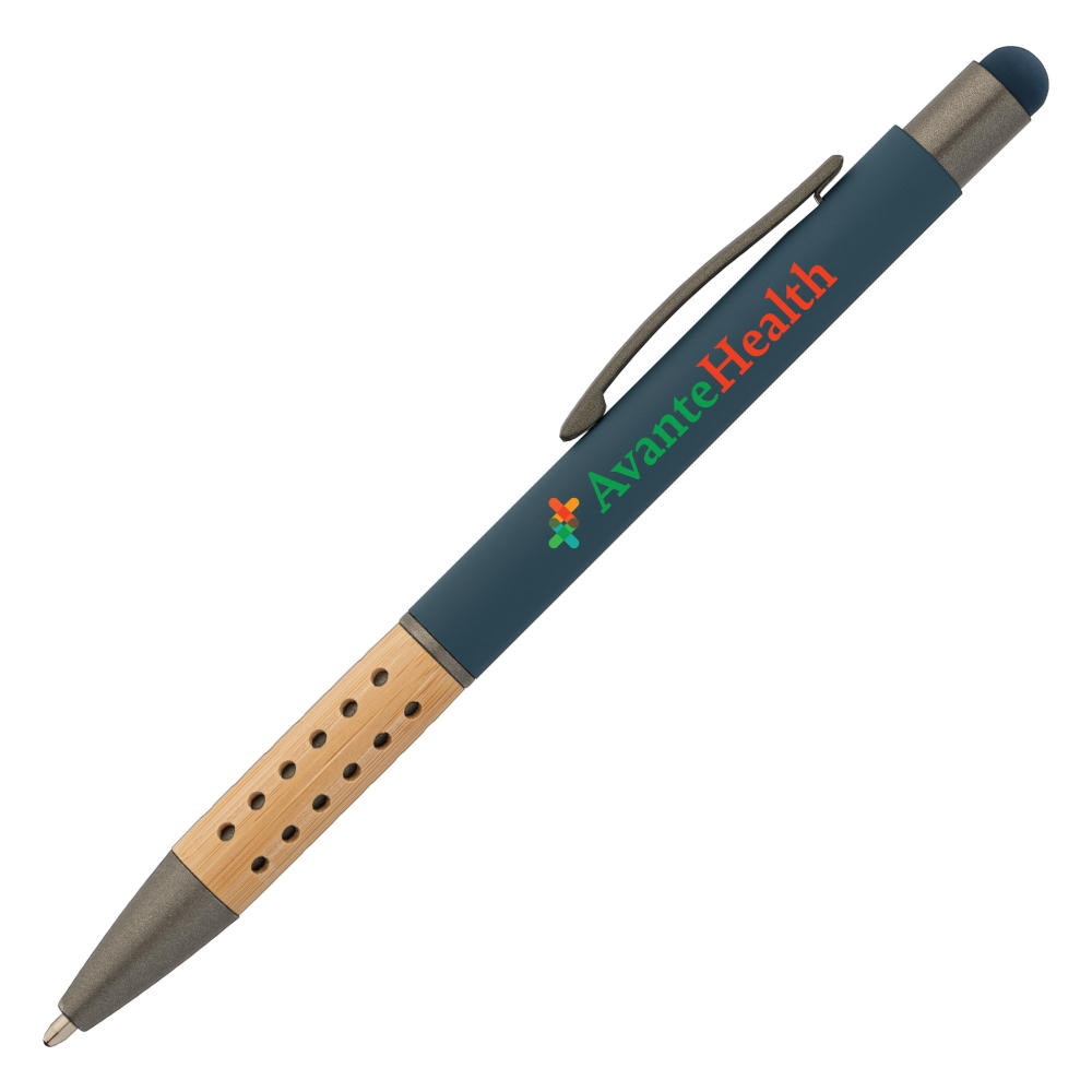 Bowie Bamboo Griff Kugelschreiber - m/Stylus Werbeartikel