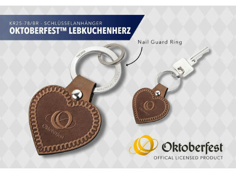 TROIKA Schlüsselanhänger OKTOBERFEST™ LEBKUCHENHERZ bedrucken